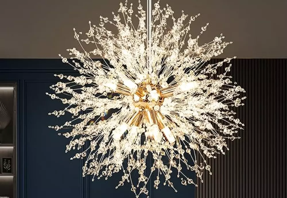 crystal chandelier gold
